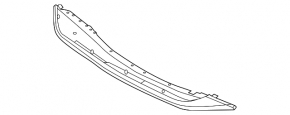 Губа переднего бампера Nissan Rogue 21-23 SV, SL, Japan build, без птф