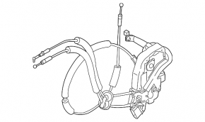 Замок двери передней левой Infiniti QX56 QX80 10-20