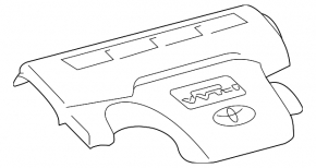 Накладка двигателя Toyota Camry v50 12-14 2.5 usa