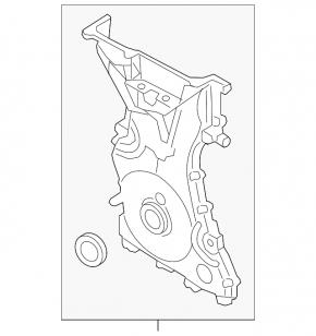 Передняя крышка двигателя Ford Ecosport 18-22 2.0