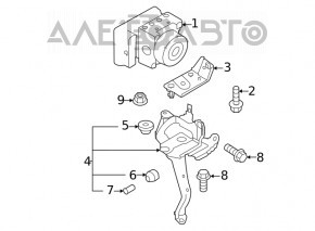 Вакуумный усилитель Subaru Outback 23-25
