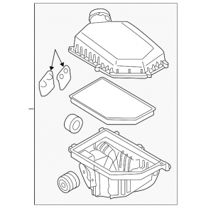 Корпус повітряного фільтра Volvo S60 15-18 2.0