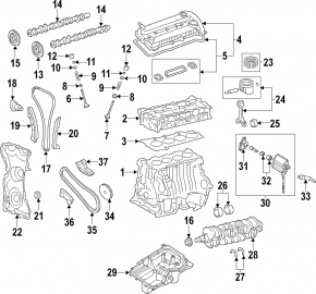 Коленвал Mazda3 03-08 2.0 MZR LF-DE, LF-VE, LF-VD