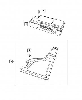 Telematics Interface Module Dodge Dart 13-16 SXT