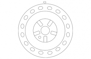 Диск железный R16 5*114.3 Toyota Camry v55 15-17