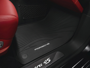 Комплект килимків салону Porsche Panamera 14-16 гума чорний