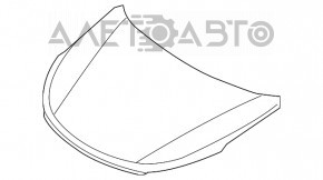 Капот голый Hyundai Santa Fe 19-23