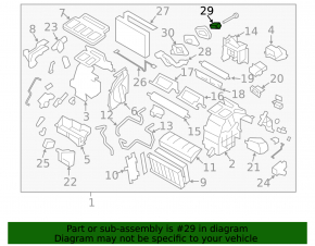Клапан печки кондиционера Subaru Impreza WRX GH 08-16