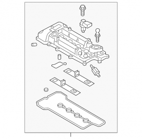 Крышка клапанная Kia Soul 14-16 1.6