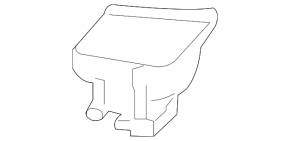 Заглушка фари омивача ліва Mercedes W164 ML 06-08
