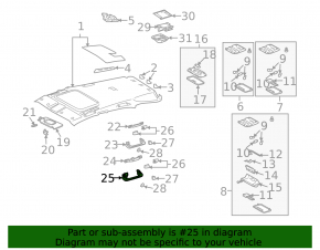 Ручка потолка задняя Lexus RX300 RX330 RX350 RX400h 04-09 беж