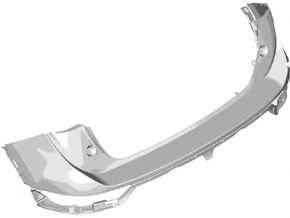 Бампер задний голый Lincoln MKC 15-19