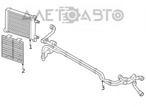 Сітка додаткового радіаторів захисна BMW X2 F39 18-23 B46, B48