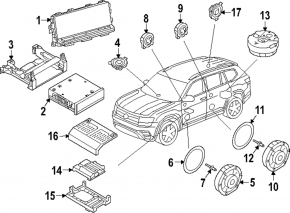 Головное устройство VW Atlas 24-26