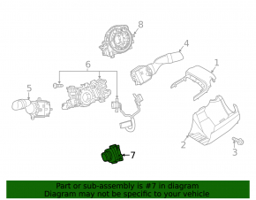 Джойстик регулировки руля Lexus ES300h ES350 13-18