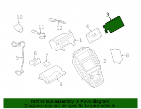 Монитор, дисплей Lincoln MKC 15-19 SYNC 2, царапины