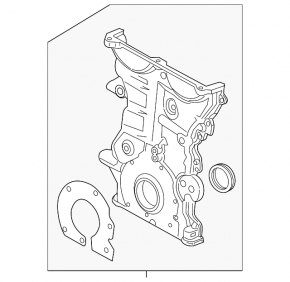 Передняя крышка двигателя GMC Terrain 18-23 LYX FWD
