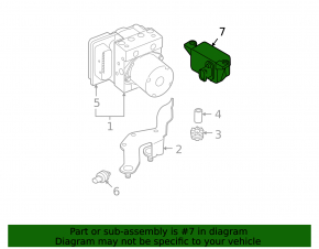 YAW TURN RATE SENSOR BMW X5 E70 07-13