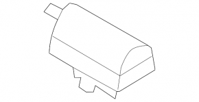 Подушка безопасности airbag пассажирская в торпеде Lexus ES350 07-12
