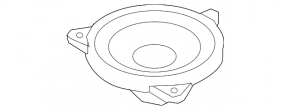 Динамик задней полки левый Audi A6 C8 19-25 Bang and Olufsen