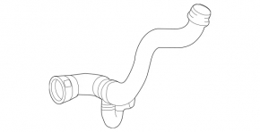 Патрубок охолодження нижній Mercedes W166 ML/GLE 12-18
