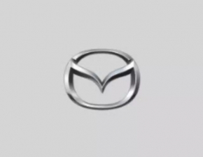 Комплект накладок порога Mazda CX-5 17-25 черная с хром вставкой и подсветкой, царапины