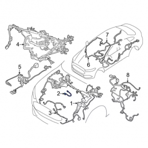 Проводка топливной рейки Ford Escape MK3 13-19 1.5T