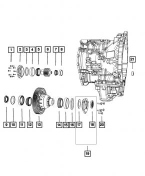 АКПП у зборі Dodge Journey 11-2.4 FWD DBA 41TE 133к