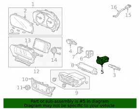 Кнопка start-stop Acura ILX 13-18