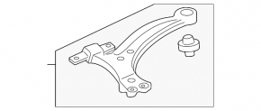 Рычаг нижний передний правый Lexus RX350 RX450h 16-22