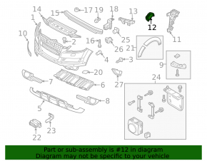 Кронштей переднього бампера лівий Audi Q7 4L 10-15 метал, off road pkg