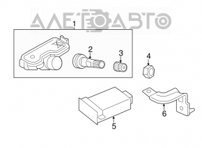 Датчик давления колеса Kia Forte 4d 14-18