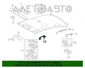 Ручка потолка левая беж Toyota Prius 20 04-09