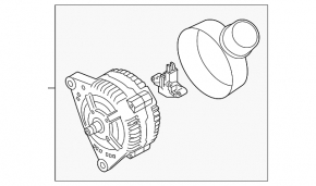 Генератор Audi S4 17-25 2.9, 3.0