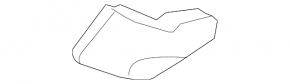 Крепление переднего бампера правое крыло Lexus GS300 GS350 GS430 GS450h 06-11