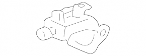 Ручка открытия замка капота Lexus LS460 LS600h 07-09 черн
