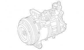 Компрессор кондиционера Mercedes A-class V177 19-22 M260