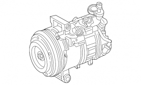 Компрессор кондиционера Mercedes A-class V177 19-22 M260