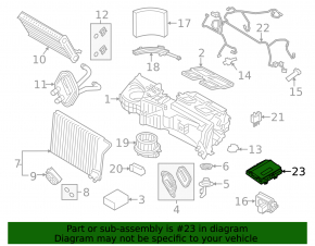 Air Conditioning Control Unit BMW 3 F30 12-13