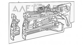 Четверть передняя правая Mercedes W167 GLE 350 450 20-26