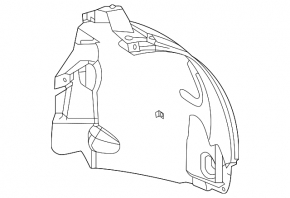 Підкрилок передній правий Mercedes GLE 350 450 20-26