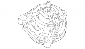 Подушка двигуна ліва BMW 3 F30 12-18 2.0T B48 hybrid