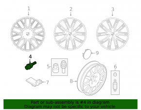 Болт колесный d19 M14x1.5 Porsche Cayenne 19-26