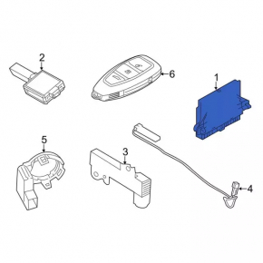 FORD KEYLESS CONTROL MODULE Ford C-max MK2 13-18