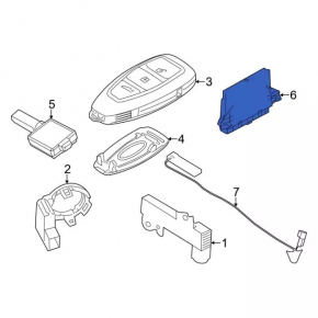 FORD KEYLESS CONTROL MODULE Ford C-max MK2 13-18
