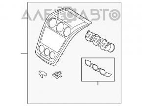 Повітряник центральний Mazda CX-7 06-09