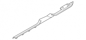 Накладка порога правая VW CC 08-17 черн