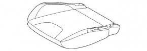 Водительское сидение Ford Focus mk3 15-18 рест, без airbag, titanium