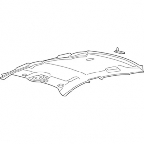 Обшивка потолка Lincoln MKZ 17-20 без люка серая