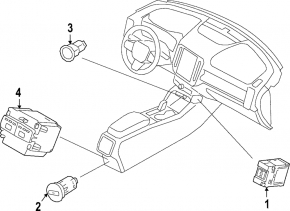 USB Hub Volvo XC60 22-26 Type-C